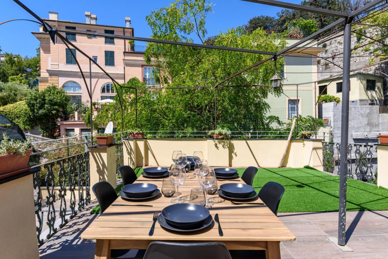 热那亚Esclusivo 130 Mq + Terrazzo Via San Vincenzo公寓 外观 照片